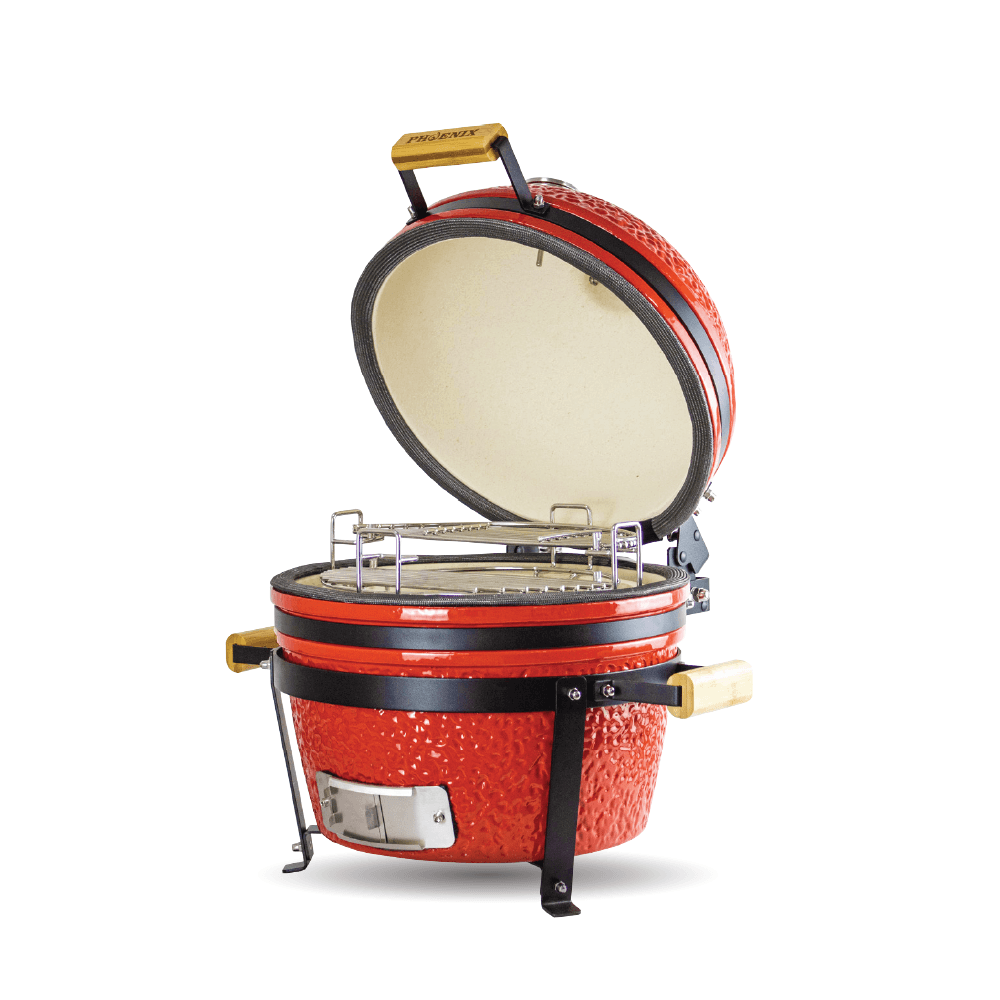 Kamado Mini Phoenix 16" Tabletop Grill (Red)