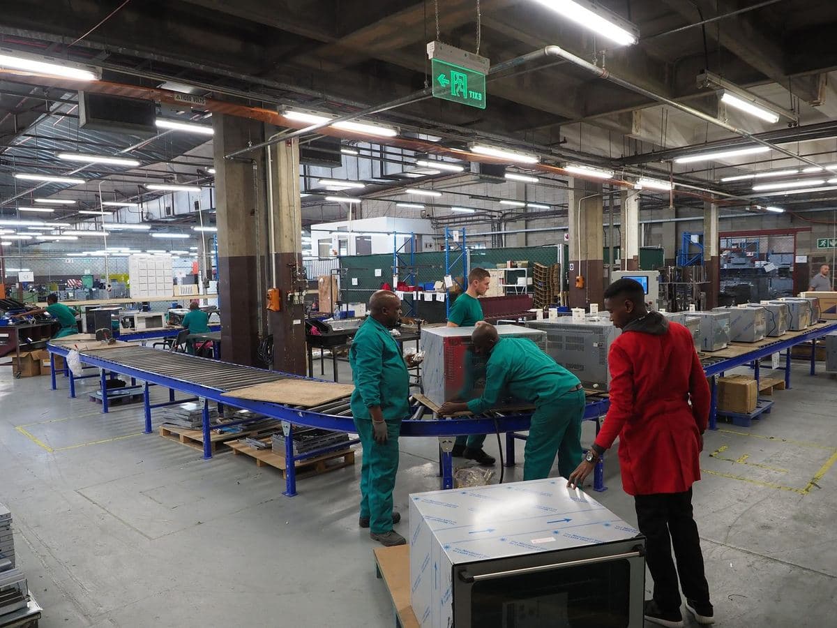 The Anvil factory floor in Roodepoort, South Africa
