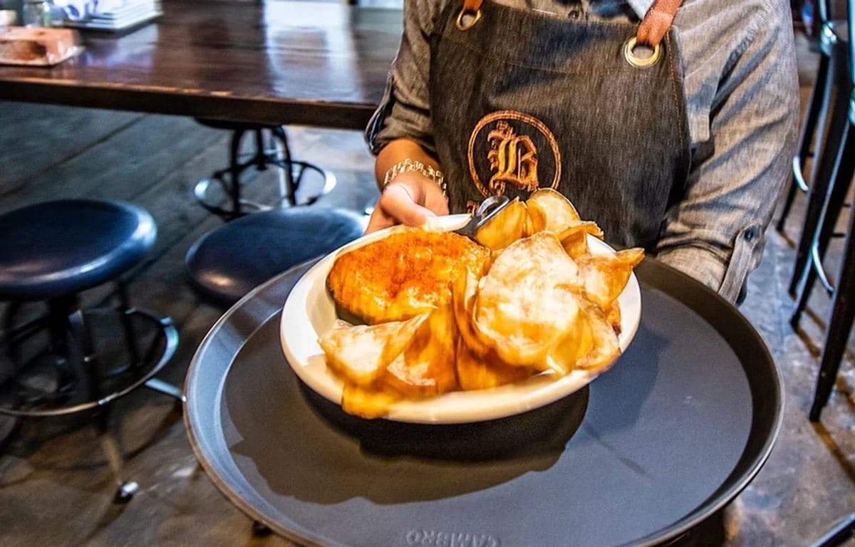 Food served on a Cambro tray