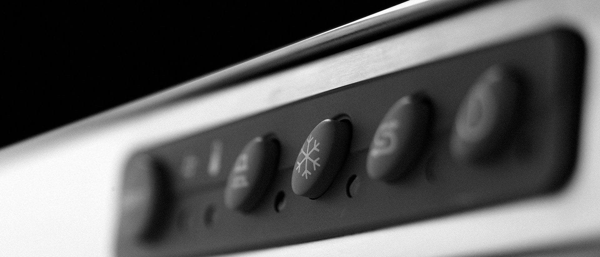 Control panel of a DIHR GS dishwasher