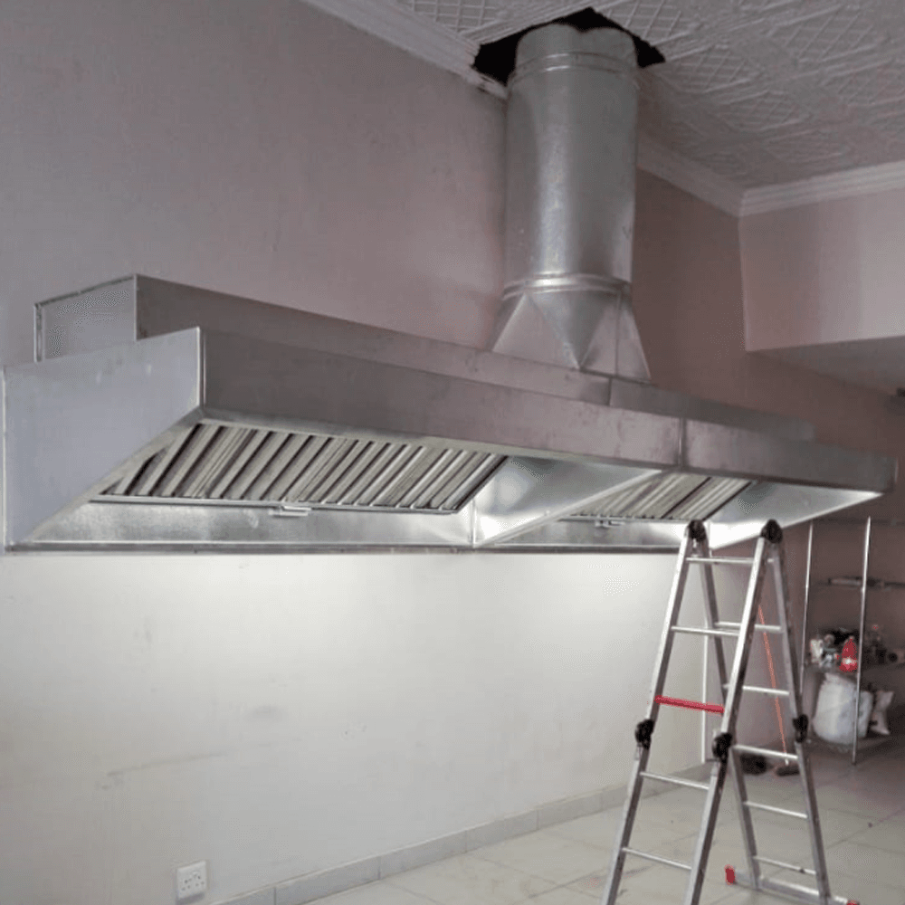 Galvanised Extraction Canopy