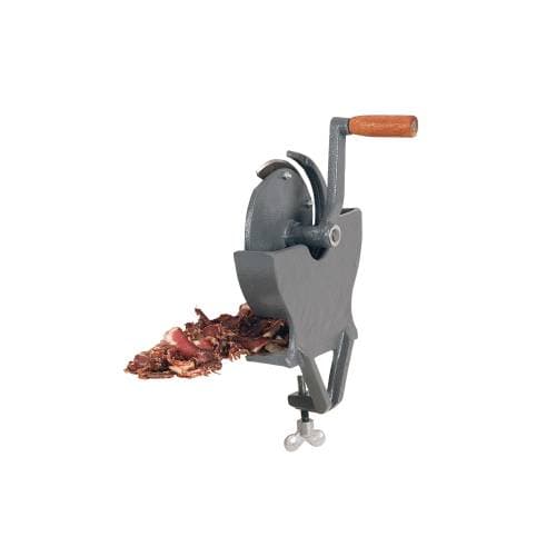 BILTONG SLICER - ALUMINIUM - TABLE MOUNTED - HAND OPERATED