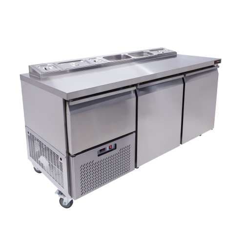 Salvadore Underbar Fridges With Pizza Top