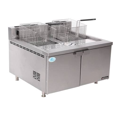 DEEP FRYER ANVIL - DOUBLE PAN - GAS