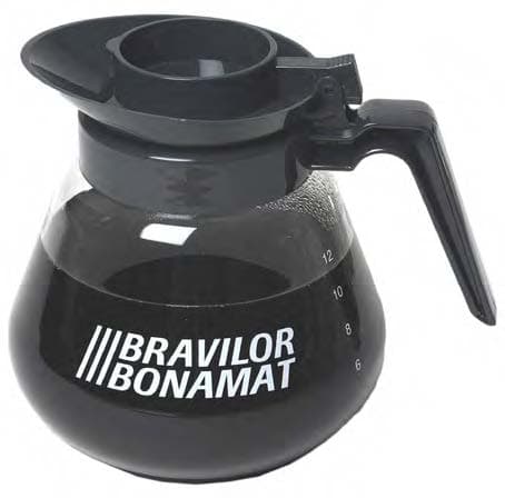 COFFEE MACHINE JUG GLASS - WITH LID - 1.7LT