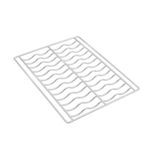 4 Chromed wire waved grids kit, 435x320mm