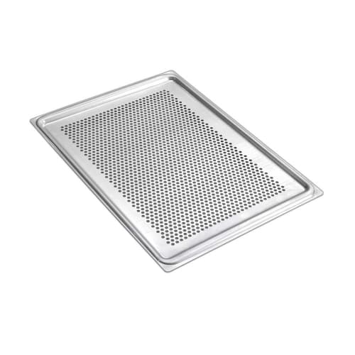 4 Perforated aluminium trays kit, 435x320mm