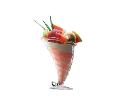 FORTUNA DESSERT BOWL 30CL (6) H180MM W125MM