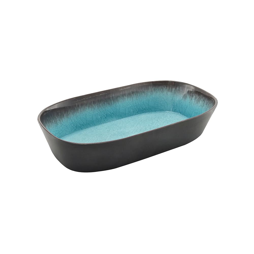 Capsule Bowl Rect (Med Blue) - 265 x 162 x 65mm
