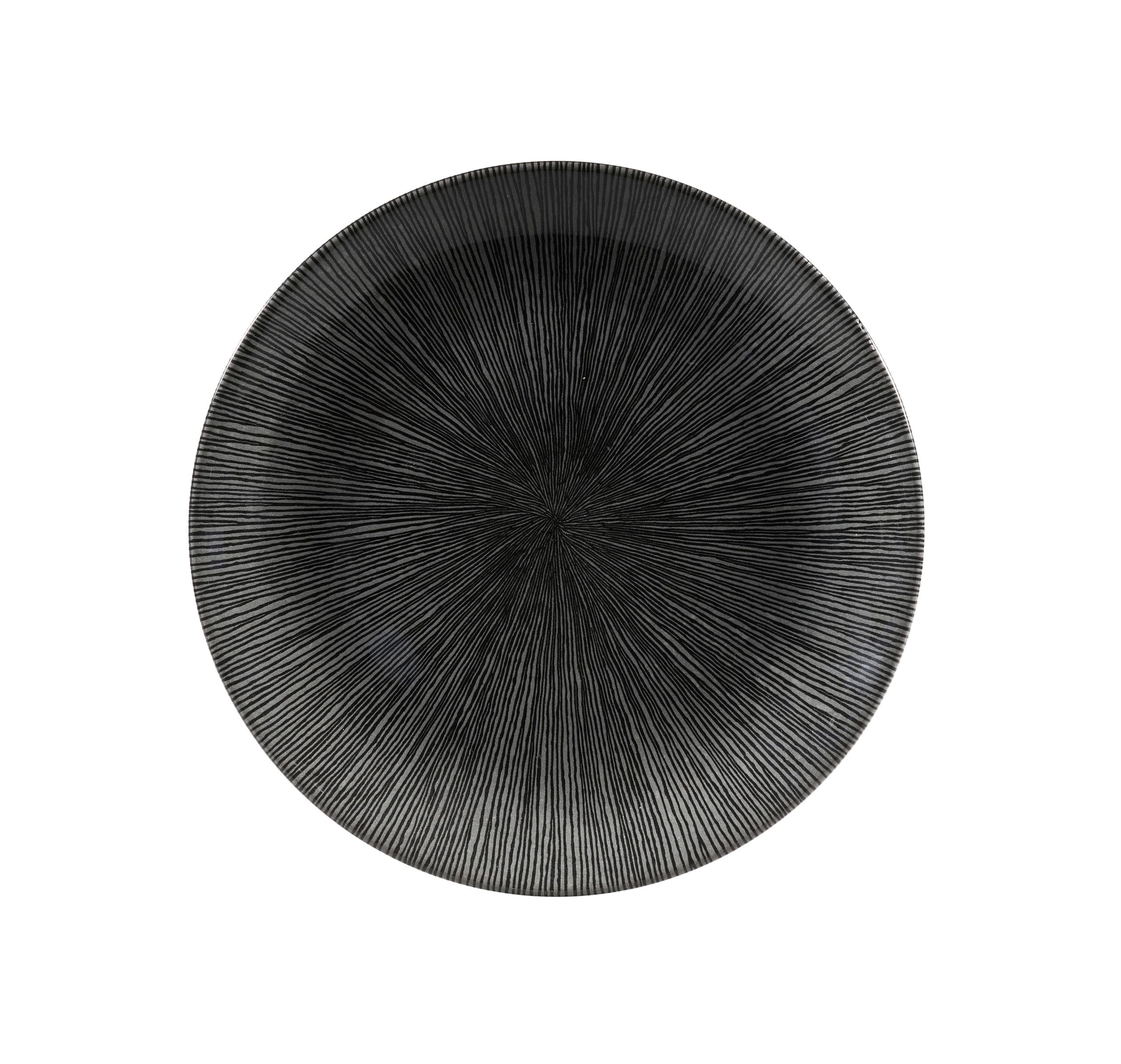 STUDIO PRINTS – AGANO BLACK COUPE PLATE – 26CM (12)