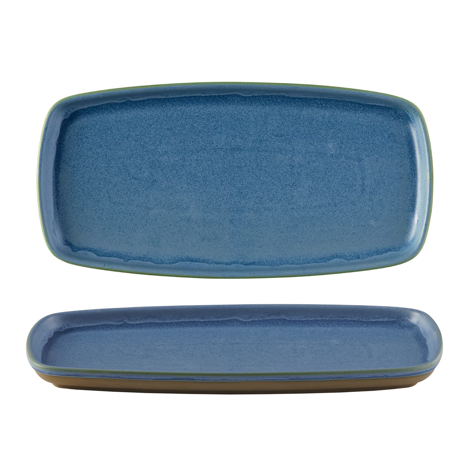 EMERGE - OSLO BLUE - RECTANGULAR PLATE - 25.1CM X 10CM (6)