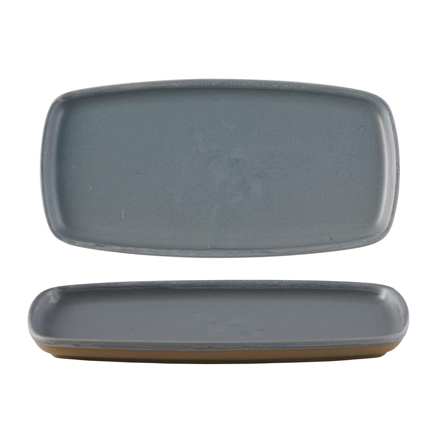 EMERGE - SEATTLE GREY - RECTANGULAR PLATE - 25.1CM X 10CM (6)