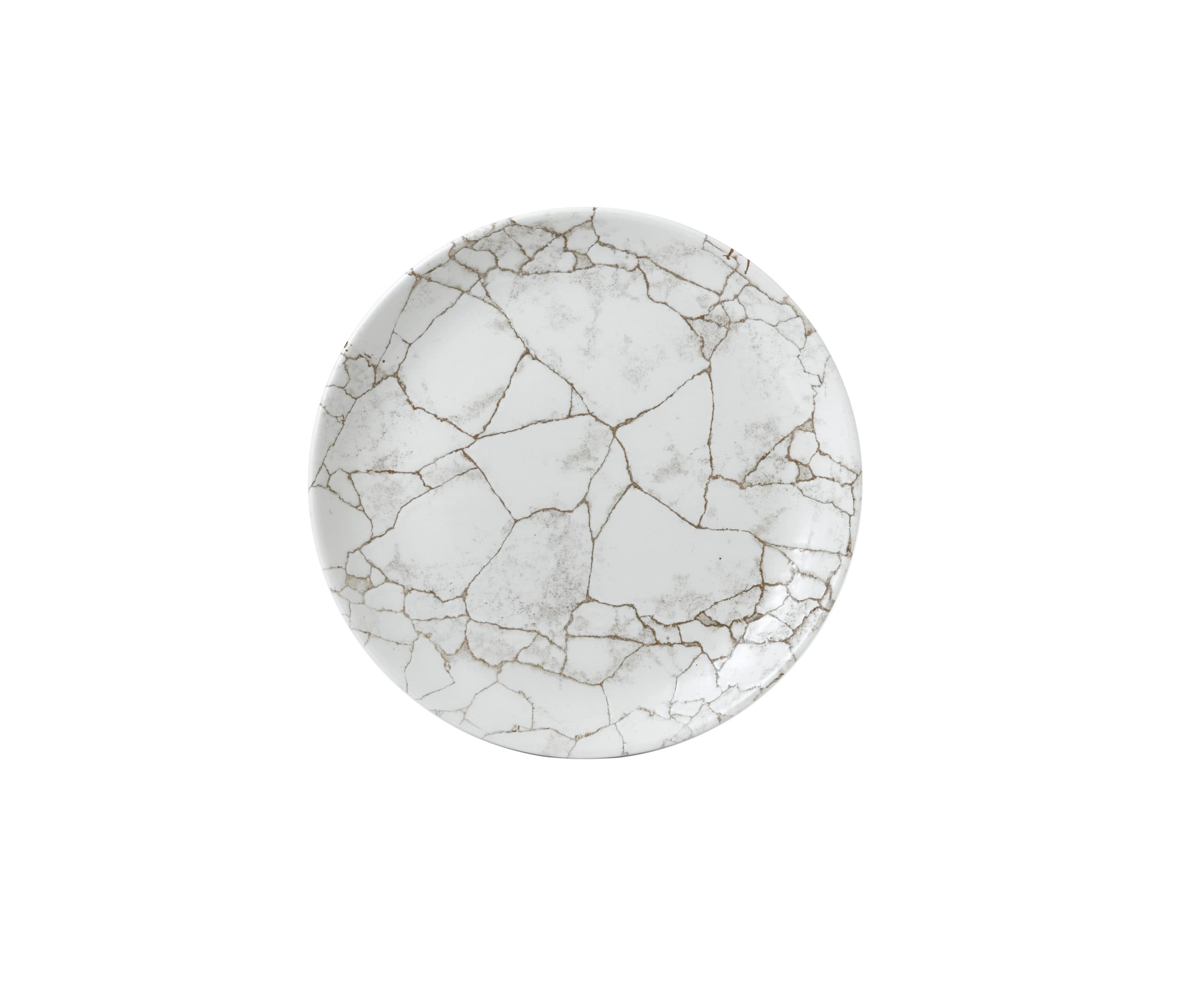 KINTSUGI - AGATE GREY - COUPE PLATE - 21.7CM (12)