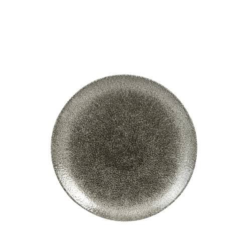 RAKU QUARTZ BLACK - COUPE PLATE - 26CM (12)