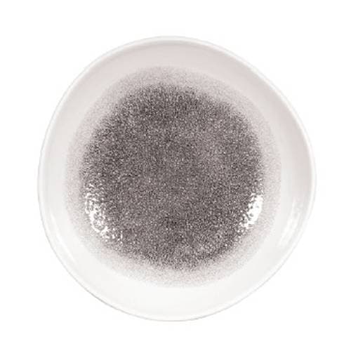 RAKU QUARTZ BLACK - ORGANIC ROUND BOWL - 25.3CM (12)