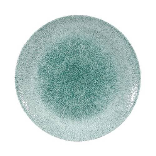 RAKU JADE GREEN – COUPE PLATE – 16.5CM (12)