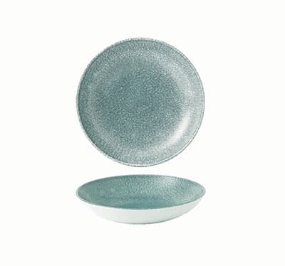 RAKU TOPAZ BLUE - COUPE BOWL - 18.2CM (12)