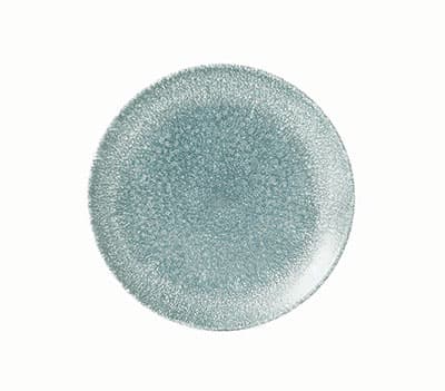 RAKU TOPAZ BLUE - COUPE PLATE - 21.7CM (12)