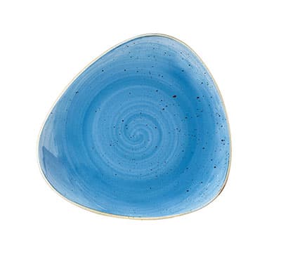 Cornflower Blue – Triangle Bowl – 15.3cm (12)