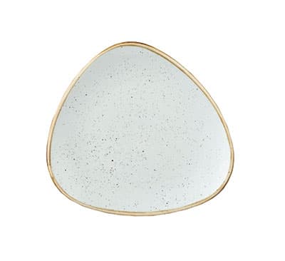 DUCK EGG BLUE - TRIANGLE PLATE - 31.1CM (6)