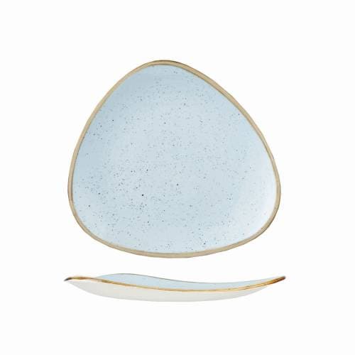 Duck Egg Blue – Triangle Plate – 22.9cm (12)