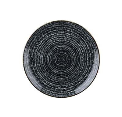 CHARCOAL BLACK – COUPE PLATE – 26CM (12)