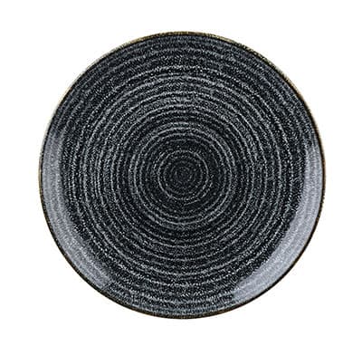 CHARCOAL BLACK – COUPE PLATE – 28.8CM (12)