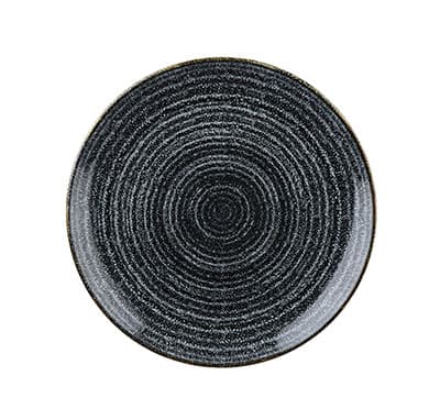 Charcoal Black – Coupe Plate – 21.7cm (12)