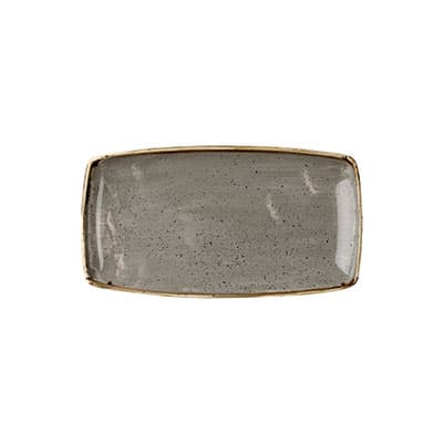 PEPPERCORN GREY - OBLONG PLATE 29.5X15CM (12)