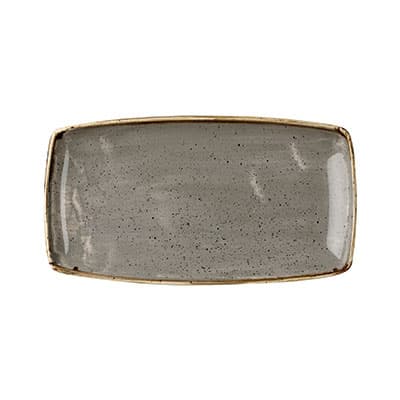 PEPPERCORN GREY - OBLONG PLATE 35X18.5CM (12)