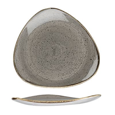 PEPPERCORN GREY - TRIANGLE PLATE 31.1 CM (6)