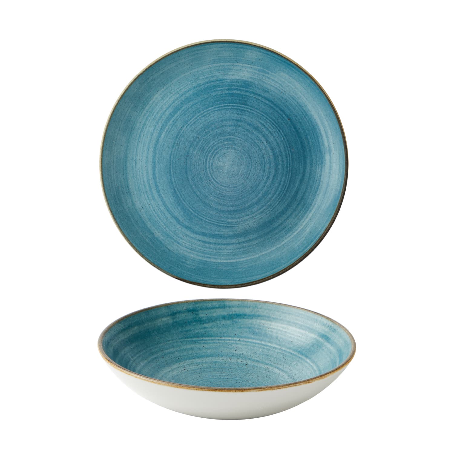 STONECAST RAW – TEAL – COUPE BOWL – 18.2CM (12)