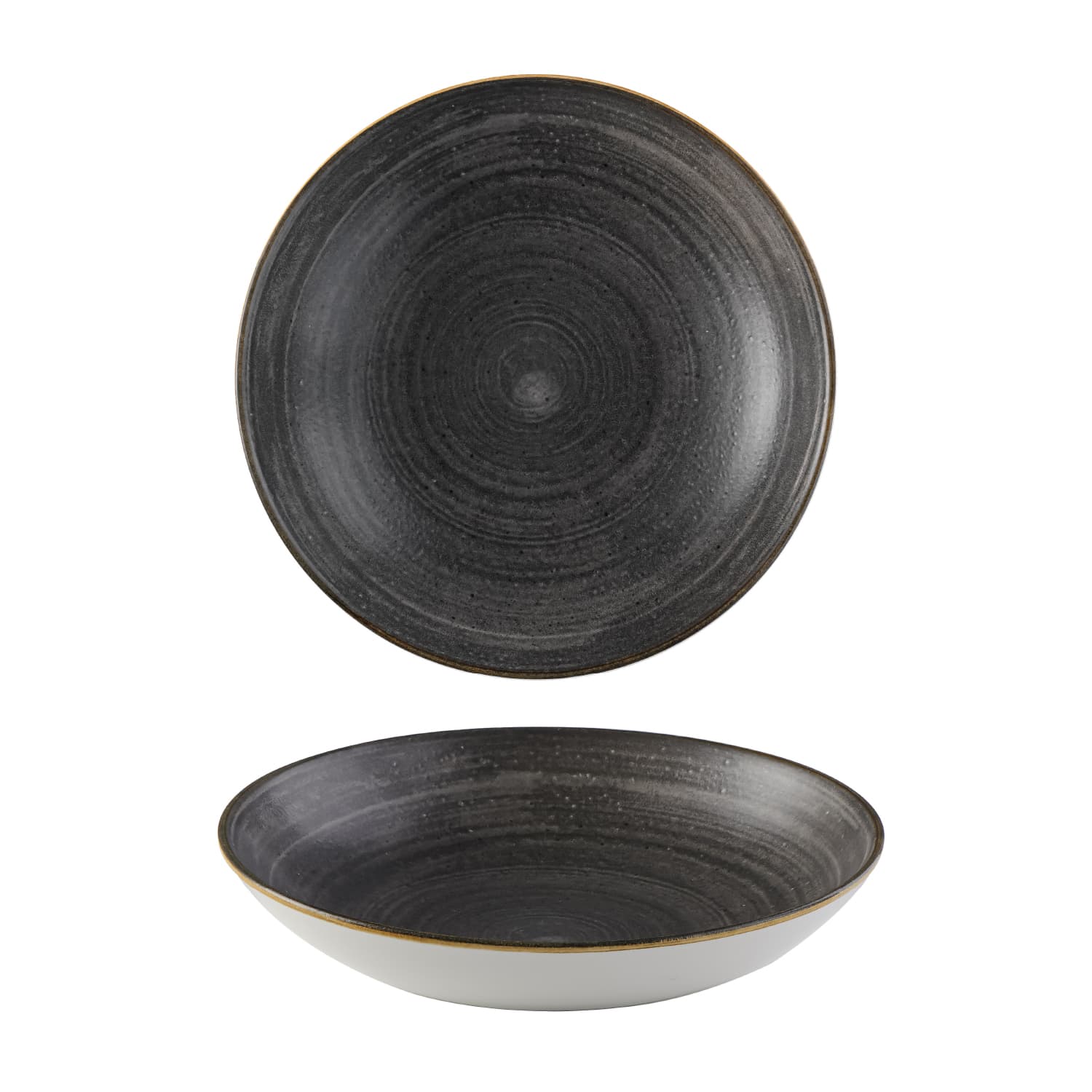 STONECAST RAW – BLACK – COUPE BOWL – 18.2CM (12)