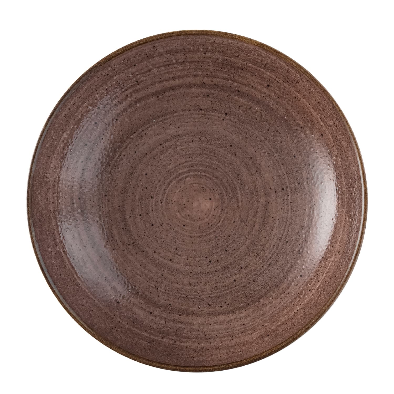 STONECAST RAW – BROWN – COUPE PLATE – 21.7CM (12)