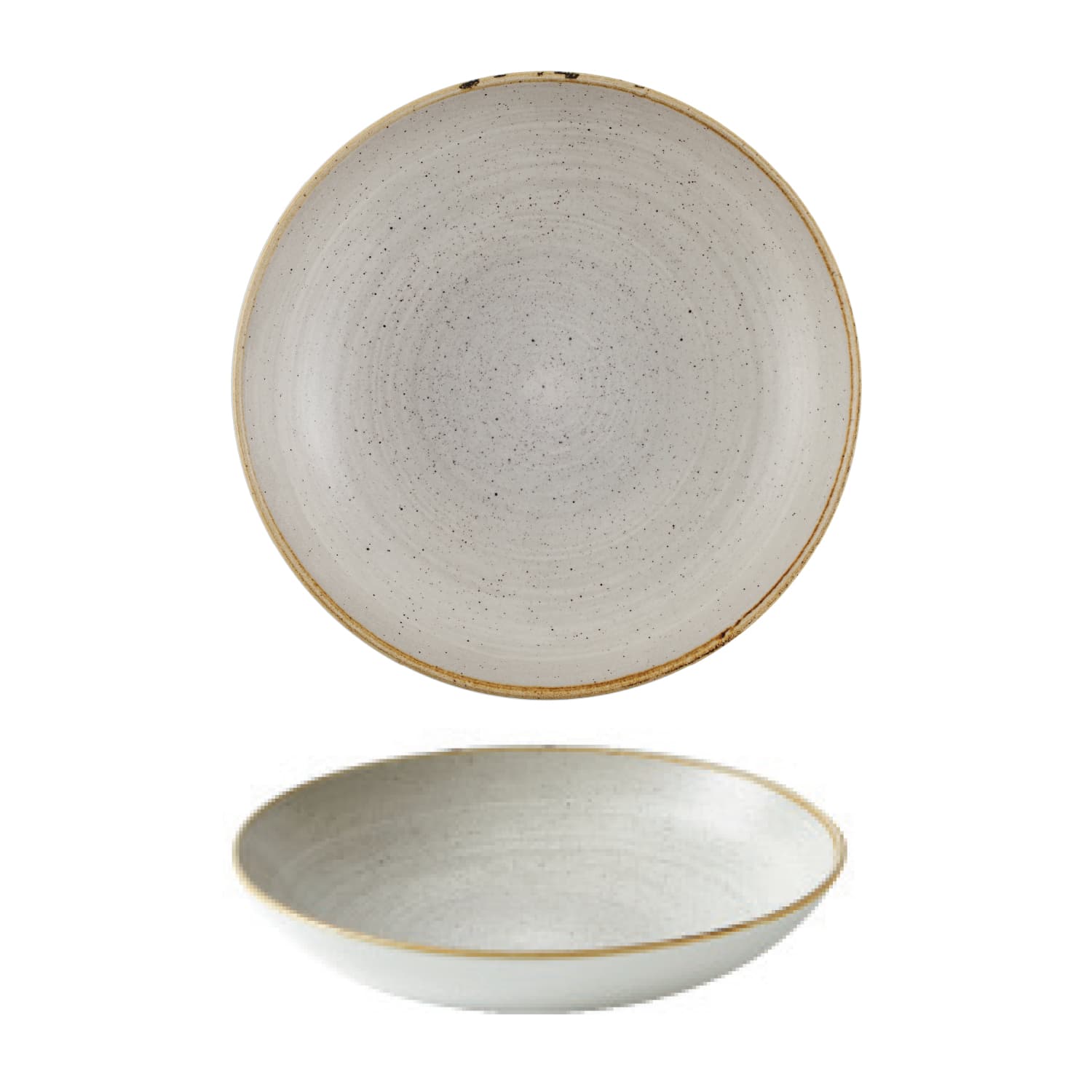 STONECAST RAW – GREY – COUPE BOWL – 24.8CM (12)