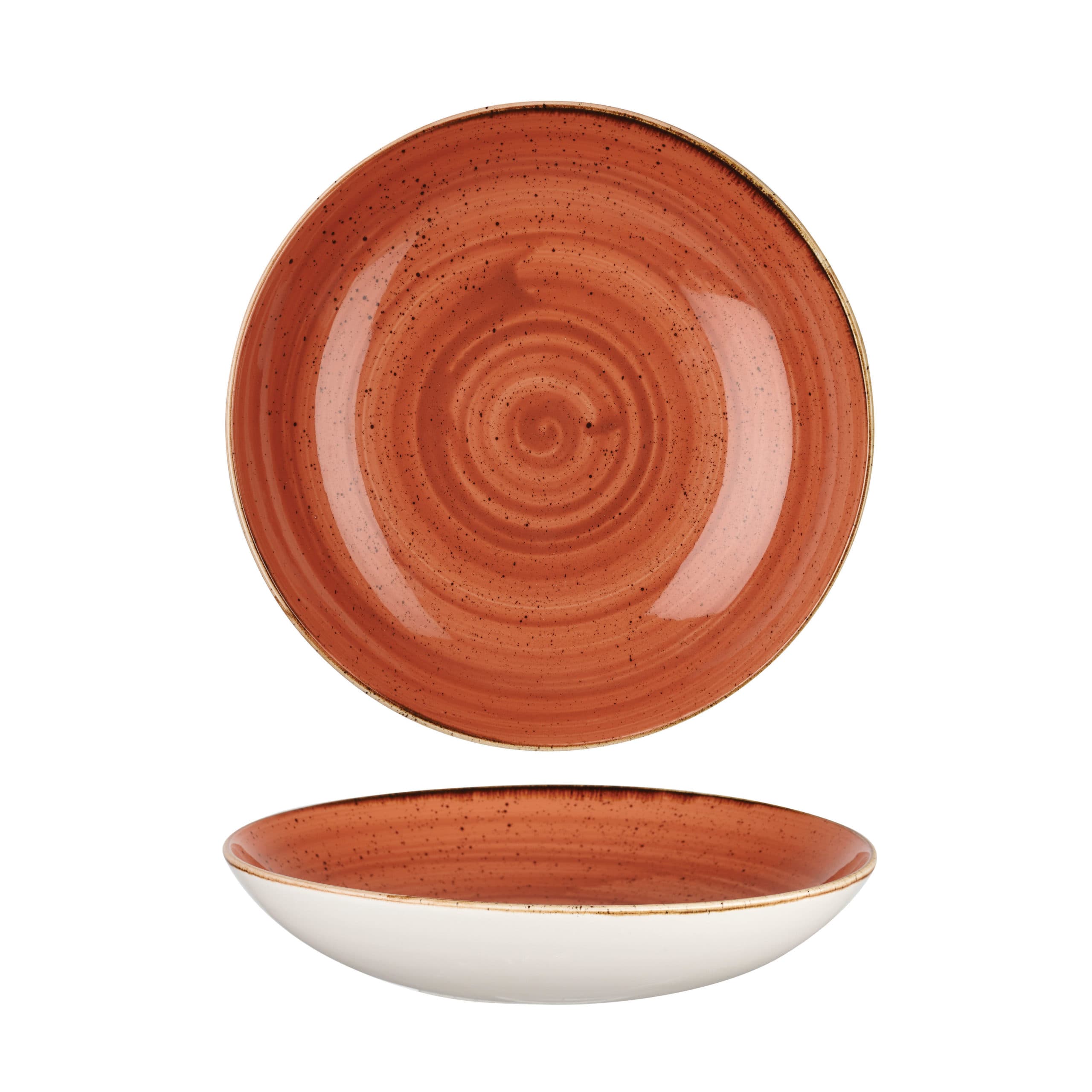 SPICED ORANGE – LARGE COUPE BOWL – 31CM (6)
