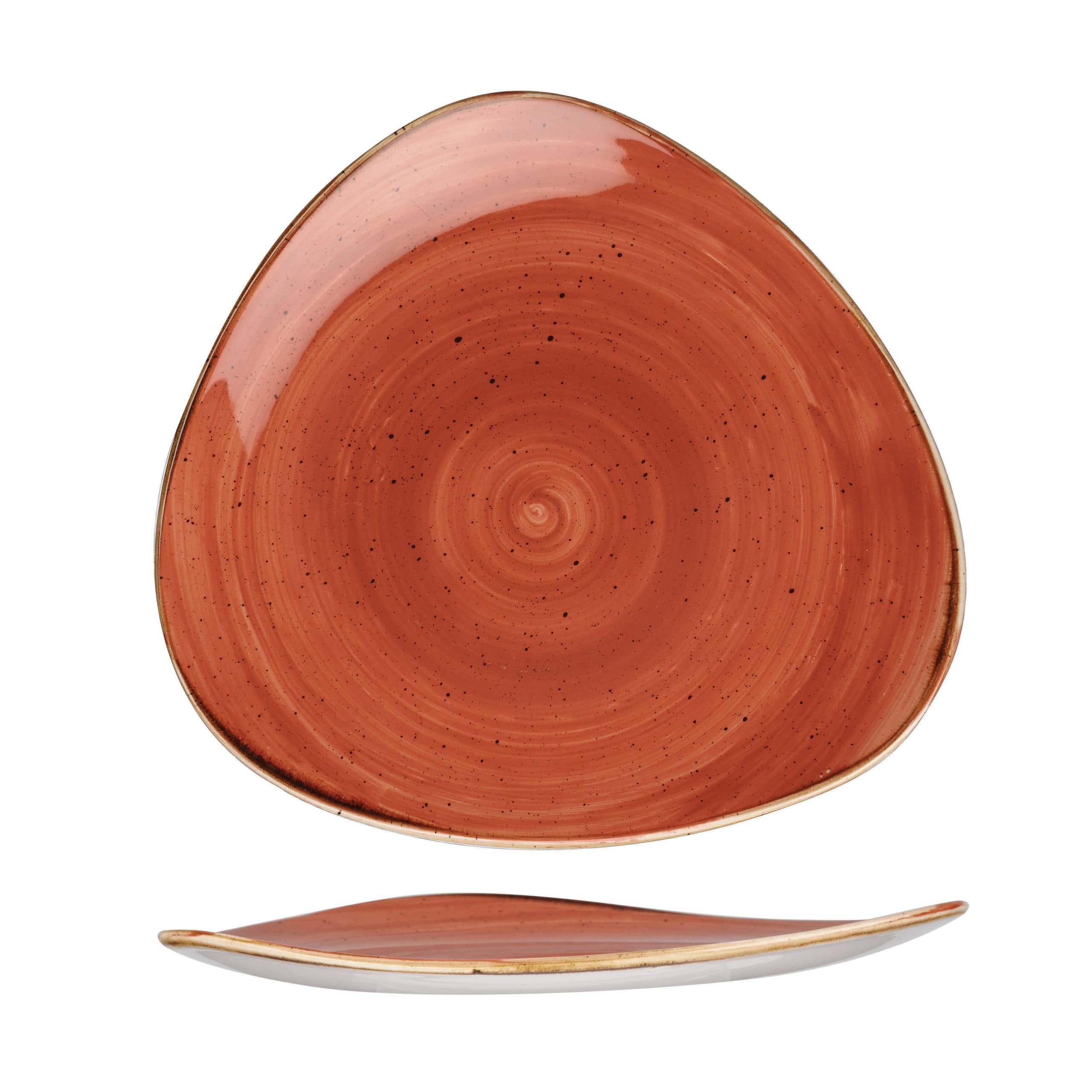 SPICED ORANGE – TRIANGLE PLATE – 19.2CM (12)