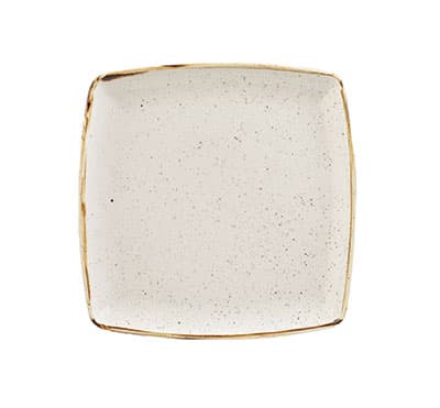 BARLEY WHITE – DEEP SQUARE PLATE – 26.8CM (6)