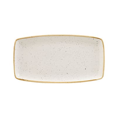BARLEY WHITE - OBLONG PLATE - 35 X 18.5CM (6)