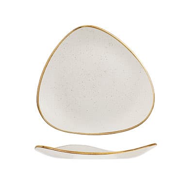 BARLEY WHITE – TRIANGLE PLATE – 26.5CM (12)