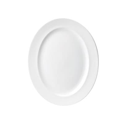 OVAL RIMMED DISH - 36CM (6)