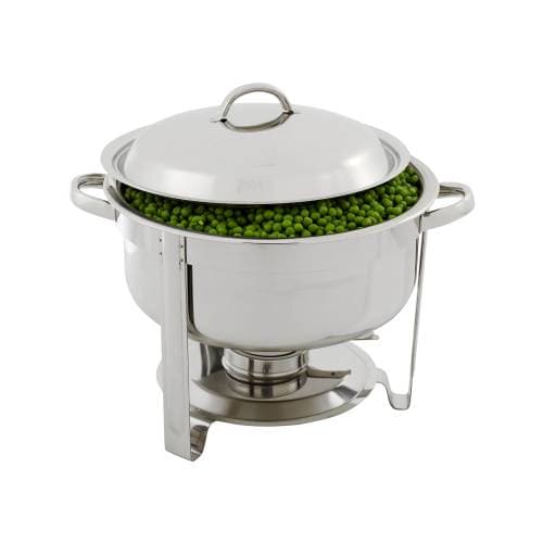 Chafing Dish S/Steel-Polished Round 3.7L