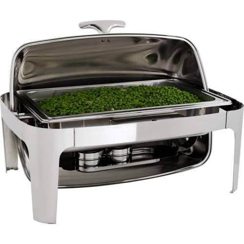Chafing Dish S/Steel-Roll Top (Rect) 180 7.5L