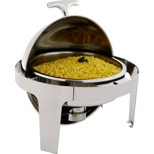 Chafing Dish S/Steel - Roll Top (Round)180 6.8L