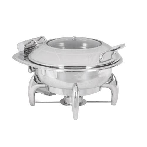 Chafing Dish Induction - Round- Glass Lid 6L
