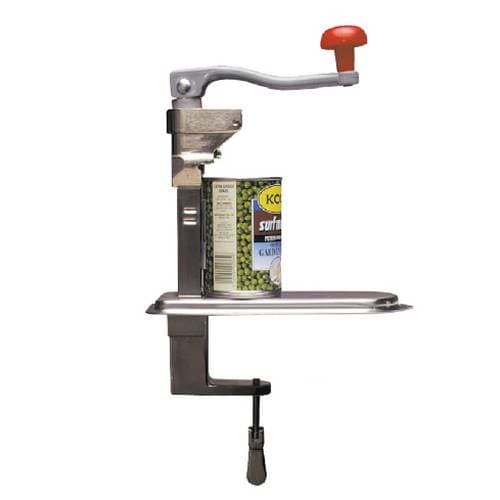 CAN OPENER WITH TABLE CLAMP