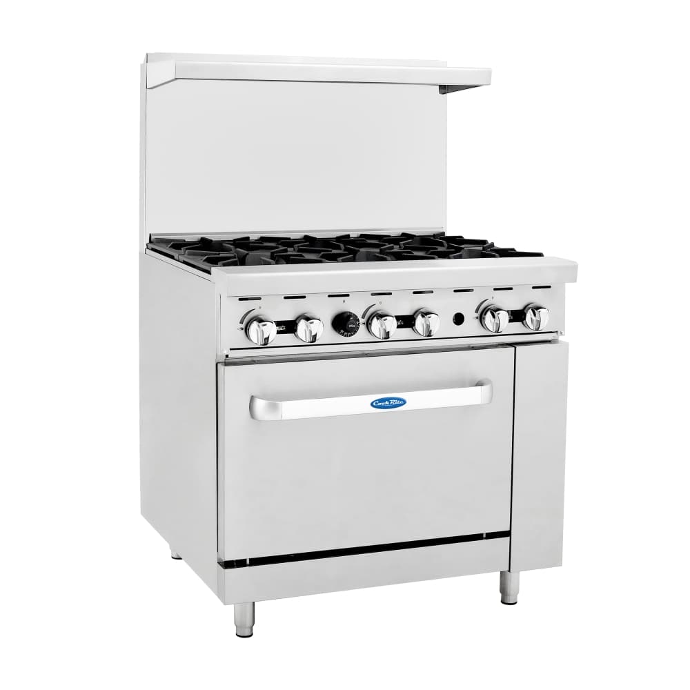 6 Burner cooking range with oven