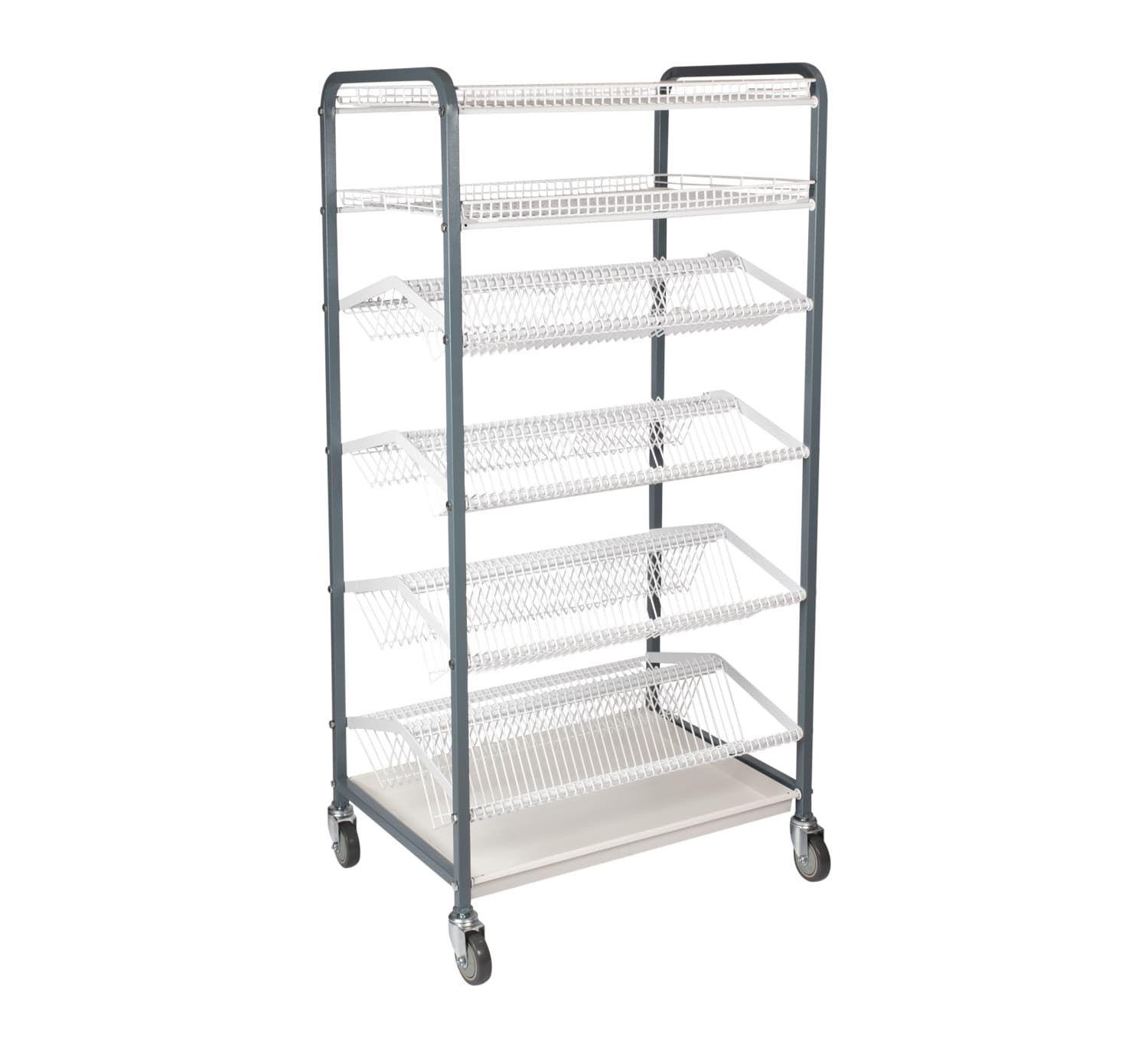 CROCKERY RACK MOBILE - F/STANDING - 1130MM (1130 X 600 X 1700MM)