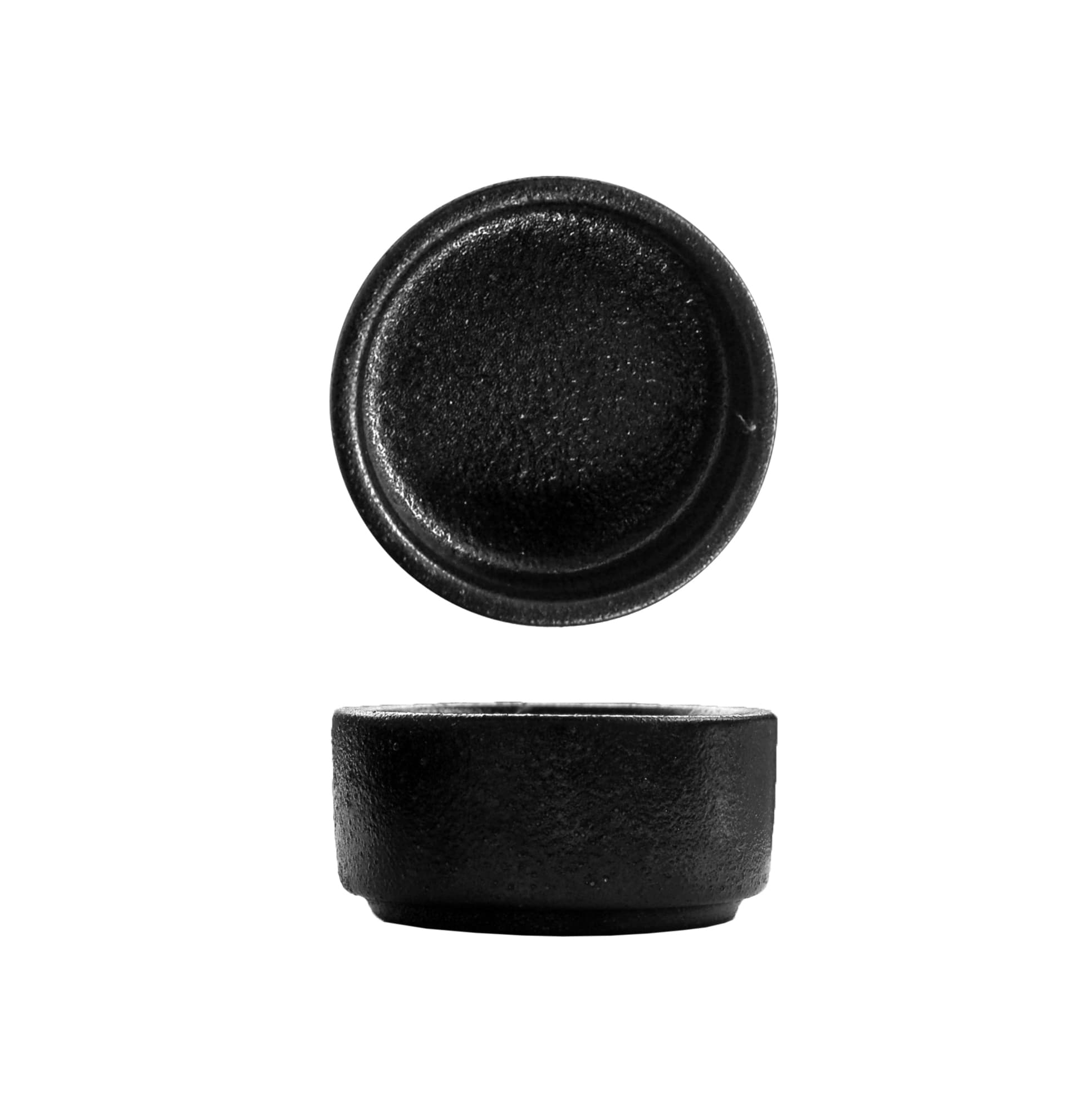 TEMPEST - BLACK - ROUND DISH - BLACK - 6.5CM (24)
