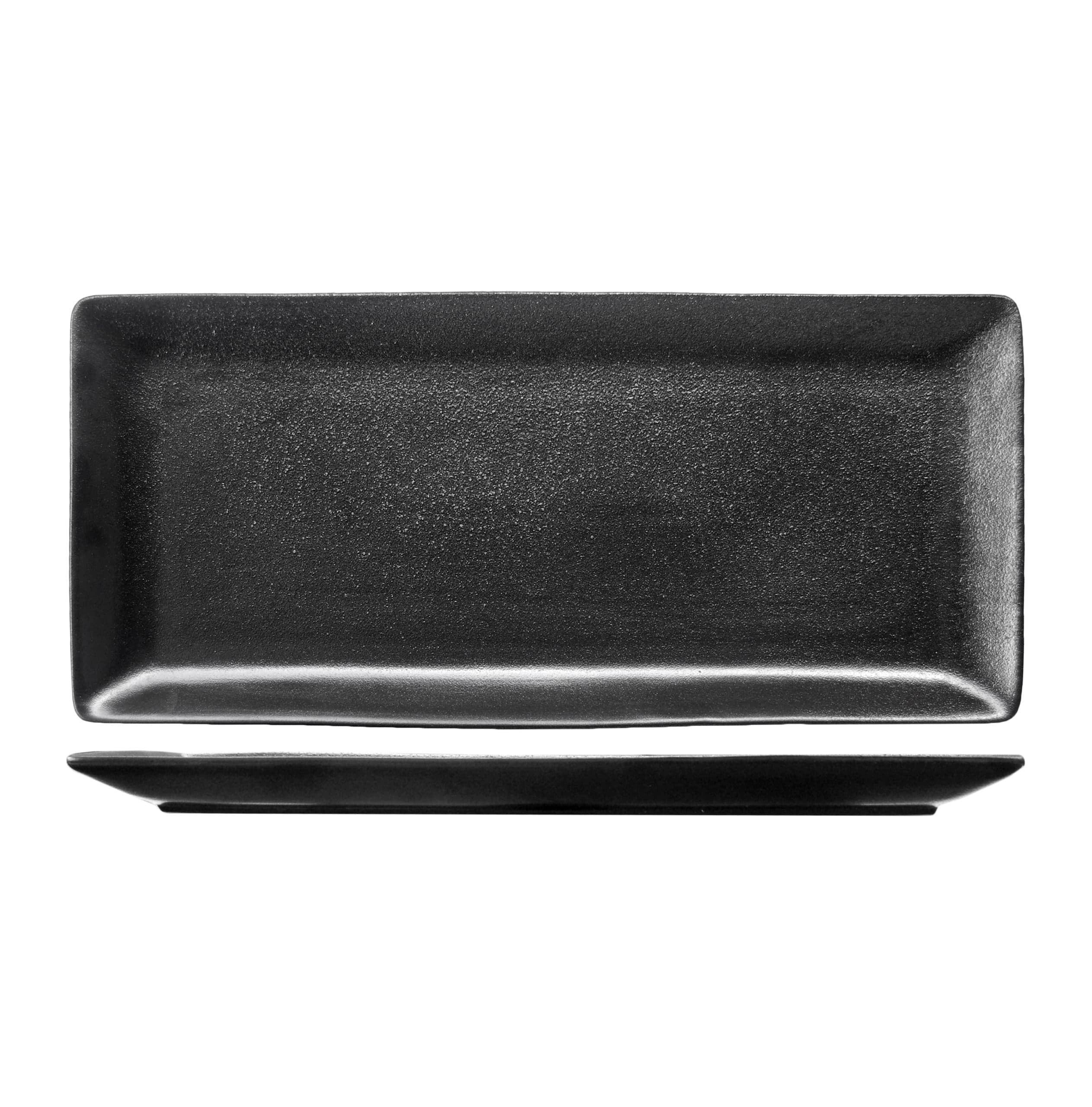 TEMPEST - BLACK - RECTANGULAR TRAY - 37x16CM (12)